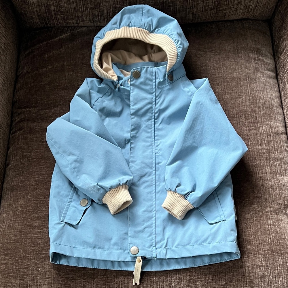 Mini A Ture Blue Raincoat Anorak Age 3-4
